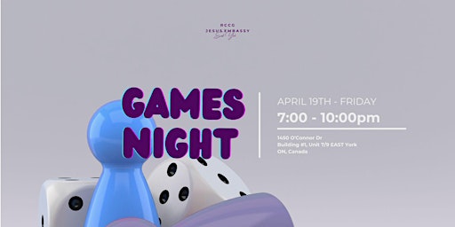 Imagem principal do evento YTO Games Night