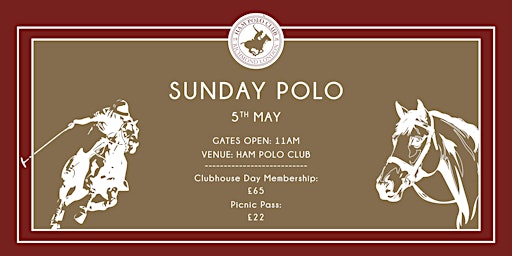 Sunday Polo - 5th May - Double Bett Trophy & Anthony Cup primary image