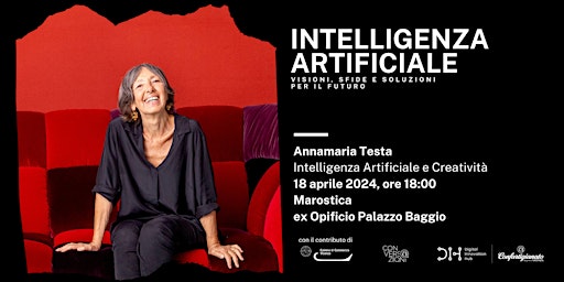 Imagem principal do evento Annamaria Testa | Intelligenza Artificiale: visioni, sfide e soluzioni
