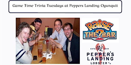 Raise the Bar Trivia Tuesday Nights at Peppers Landing in Ogunquit Maine primary image