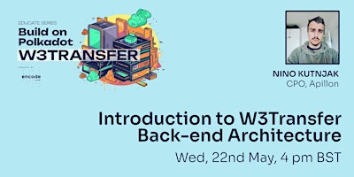 Imagen principal de W3transfer Educate: Introduction to the W3Transfer Back-end Architecture