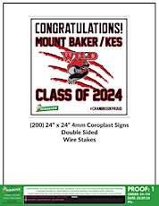 MBSS Grad 2024 Yard Sign