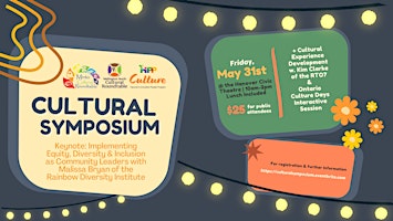 Image principale de Cultural Symposium | Hanover, Minto & Wellington North Cultural Roundtables