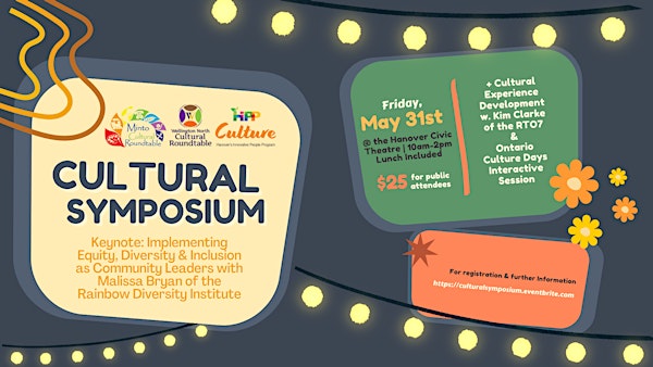 Cultural Symposium | Hanover, Minto & Wellington North Cultural Roundtables
