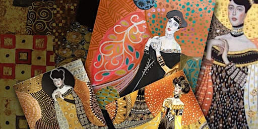 Imagem principal do evento Workshop: Acrylic Painting- Mixed Media Gustav Klimt