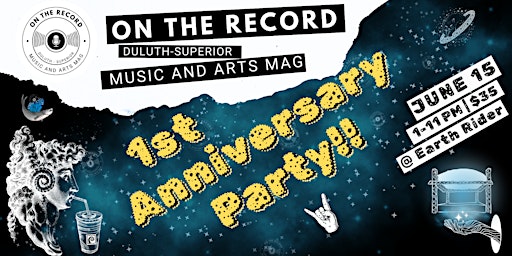 Hauptbild für On The Record 1 Year Anniversary Party