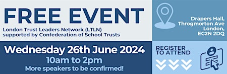 Imagem principal do evento London Trust Leaders' Network (LTLN)
