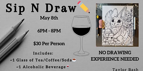 Sip N Draw At A Winery primary image