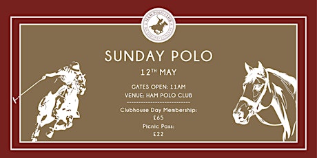 Sunday Polo - 26th May - Goal Cup Finals