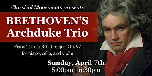 Imagem principal do evento Spring Strings -  Archduke Trio by Beethoven