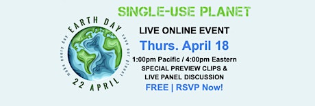 Live for Earth Day - Single Use Planet