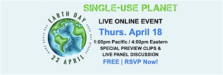 Image principale de Live for Earth Day - Single Use Planet
