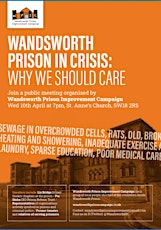 Wandsworth Prison In Crisis: Why We Should Care primary image