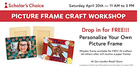 Picture Frame Craft Workshop