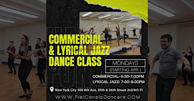 Commercial Dance Class,  Open Level primary image