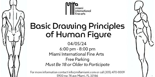 Imagem principal de Workshop - Continuation of Basic Drawing Principles of Human Figure