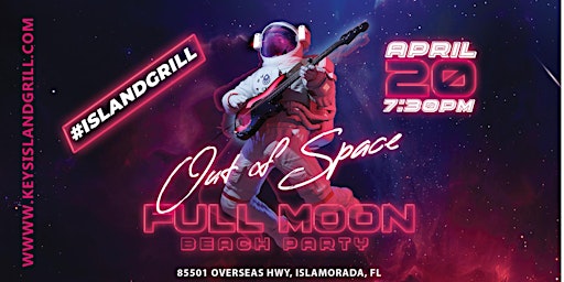 Imagem principal do evento Out of Space Full Moon Beach Party