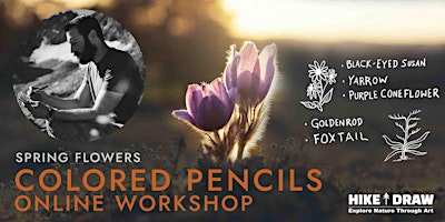 Imagen principal de Drawing Flowers With Colored Pencils [2-part Class]