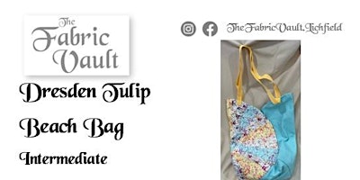 Imagem principal do evento Sewing Lessons - Dresden Tulip Beach Bag