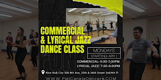 Lyrical Jazz Dance Class, Open Level primary image