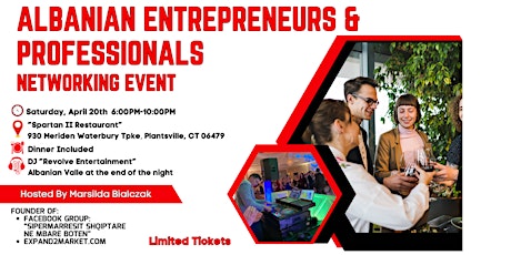 Albanian Entrepreneurs/Professionals Networking Event