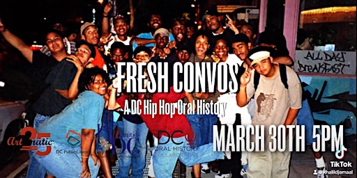 Imagem principal de DC HipHop History  Film at Artomatic - "Fresh Convos: Voices of U Street"