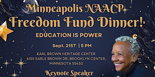 Hauptbild für Minneapolis NAACP 2024 Freedom Fund Dinner