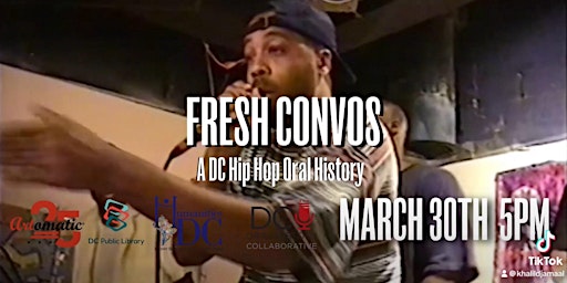 Primaire afbeelding van DC HipHop History  Film at Artomatic - "Fresh Convos: Voices of U Street"