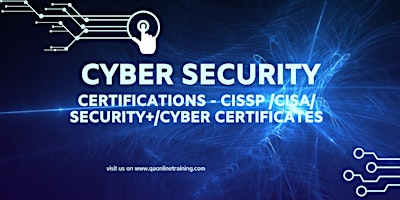 Hauptbild für Cyber Security Certifications - CISSP /CISA/ Security+/Cyber Certificates