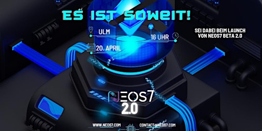 Imagem principal do evento "LAUNCH VON NEOS7 V2.0 BETA"