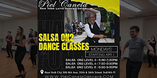 Primaire afbeelding van Salsa On2 Dance Class,  Level 3  Intermediate