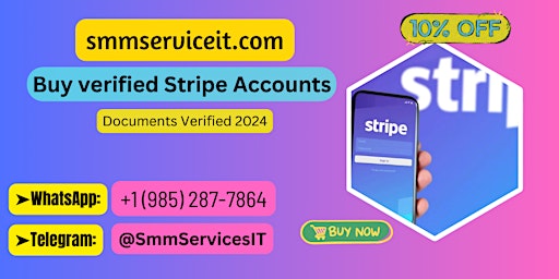 Primaire afbeelding van Top 10 Sites To Buy Verified Stripe Account (New And Old)