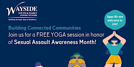 Free YOGA session, in Recognition of Sexual Assault Awareness Month