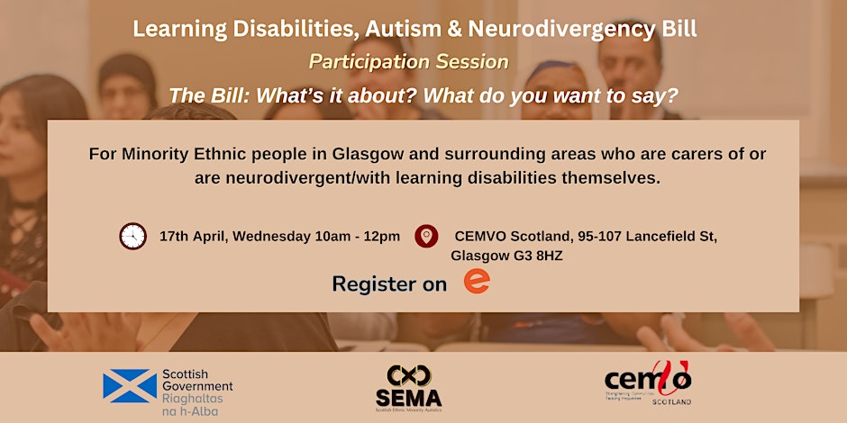 Event: Consultation about Learning Disabilities, Autism and Neurodivergence Bill