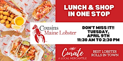 Imagen principal de Cousins Maine Lobster Truck @ Curate Mercantile