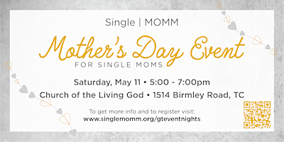 Primaire afbeelding van 2024 Single MOMM Mother's Day Event