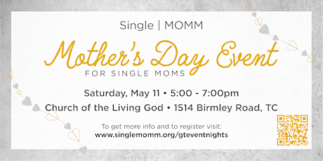2024 Single MOMM Mother's Day Event