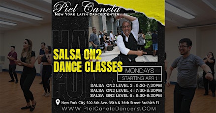 Salsa On2 Dance Class, Level  5  Advanced