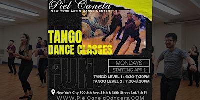 Primaire afbeelding van Tango Dance Class,  Level 1 Beginner
