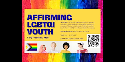 Imagem principal do evento Affirming LGBTQI Youth (3 CEUs)