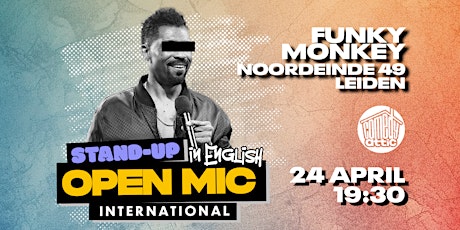 24/4 STAND-UP OPEN MIC (FREE) IN ENGLISH LEIDEN
