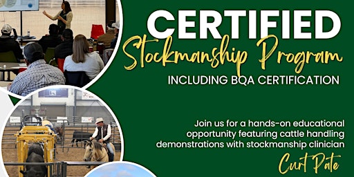 Imagem principal do evento BQA Certified Stockmanship Program