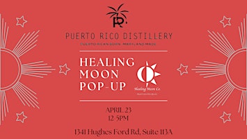 April Healing Moon Pop-Up Shop at Puerto Rico Distillery primary image