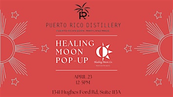 Primaire afbeelding van April Healing Moon Pop-Up Shop at Puerto Rico Distillery