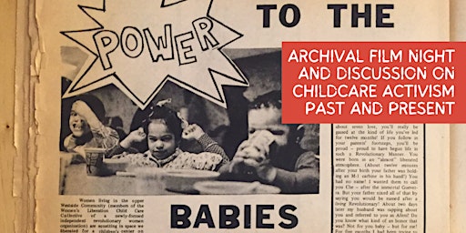 Image principale de Archival film night! 1970s childcare activism in London and NYC