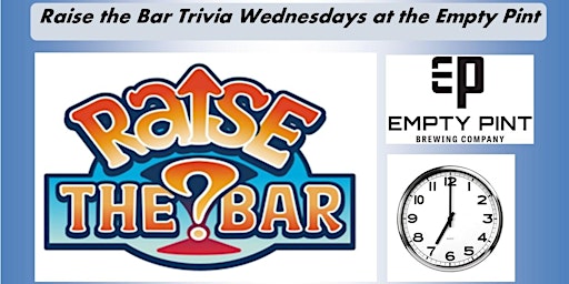 Primaire afbeelding van Raise the Bar Trivia Wednesdays at the Empty Pint in Dover