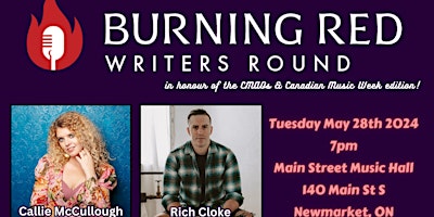 Primaire afbeelding van Burning Red Writers Round, in honour of the CMAO's