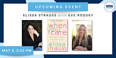 Immagine principale di Author event! Elissa Strauss with Eve Rodsky 