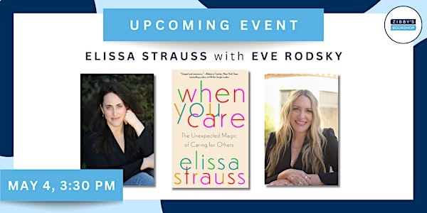 Author event! Elissa Strauss with Eve Rodsky