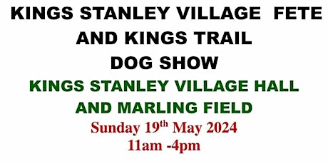 Kings of Kings Stanley Trail, Village Fete,  Dog Show & Market Craft Stalls